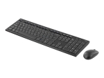 DELTACO TB-114 - keyboard and mouse set - Nordic - black