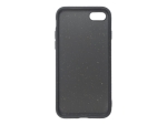 eSTUFF - Back cover for mobile phone - plant-based biopolymer, 100% biodegradable material - black - for Apple iPhone 7, 8, SE (2nd generation)