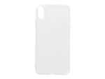 eSTUFF Soft Case - Back cover for mobile phone - UV coated thermoplastic polyurethane - transparent - for Apple iPhone XS Max