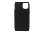 eSTUFF - Back cover for mobile phone - silicone - black - for Apple iPhone 13 mini