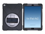 eSTUFF Defender Case - Back cover for tablet - black - 9.7" - for Apple iPad Air 2