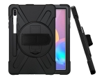 eSTUFF - Back cover for tablet - black - for Samsung Galaxy Tab S6