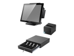 Capture Swordfish - POS In a Box - all-in-one - Celeron J1900 2 GHz - 8 GB - SSD 128 GB - LCD 15" - with cash drawer 410mm 4B/8C