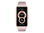 Huawei Band 6 smart watch with strap - sakura pink