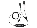 Jabra LINK 265 - Headset adapter - USB male to Quick Disconnect