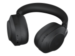 Jabra Evolve2 85 UC Stereo - Headset - full size - Bluetooth - wireless, wired - active noise cancelling - 3.5 mm jack - noise isolating - black