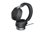 Jabra Evolve2 85 UC Stereo - Headset - full size - Bluetooth - wireless, wired - active noise cancelling - 3.5 mm jack - noise isolating - black