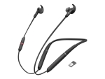 Jabra Evolve 65e MS - Earphones with mic - in-ear - behind-the-neck mount - Bluetooth - wireless - USB - noise isolating