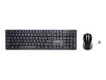 Kensington Pro Fit Low-Profile Desktop Set - keyboard and mouse set - UK
