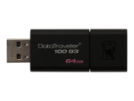 Kingston DataTraveler 100 G3 - USB flash drive - 64 GB