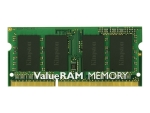 Kingston ValueRAM - DDR3 - module - 2 GB - SO-DIMM 204-pin - 1600 MHz / PC3-12800 - unbuffered