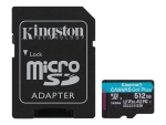 Kingston Canvas Go! Plus - flash memory card - 512 GB - microSDXC UHS-I