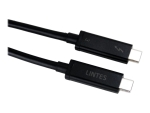 LINTES 40Gbps - Thunderbolt cable - 24 pin USB-C to 24 pin USB-C - 2 m