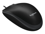Logitech B100 - mouse - USB - black