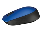 Logitech M171 - mouse - 2.4 GHz - black, blue
