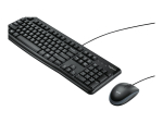 Logitech Desktop MK120 - keyboard and mouse set - German Input Device
