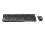 Logitech Desktop MK120 - keyboard and mouse set - US International Input Device