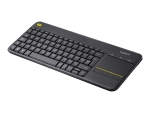 Logitech Wireless Touch Keyboard K400 Plus - keyboard - German - black Input Device