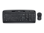 Logitech Wireless Combo MK330 - keyboard and mouse set - German Input Device