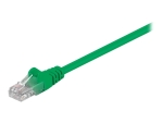 MicroConnect network cable - 25 cm - green