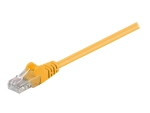 MicroConnect network cable - 25 cm - yellow