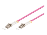 MicroConnect network cable - 3 m - erika violet