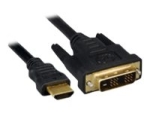 MicroConnect adapter cable - HDMI / DVI - 2 m