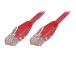 MicroConnect network cable - 20 cm - red