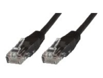 MicroConnect network cable - 20 cm - black