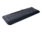 Microsoft Wired Desktop 600 for Business - keyboard and mouse set - English - black