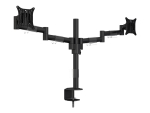 Multibrackets M VESA Deskmount Officeline Dual - stand - adjustable arm - for 2 LCD displays - black