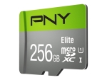 PNY Elite - flash memory card - 256 GB - microSDXC UHS-I