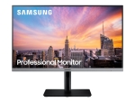 Samsung S24R650FDU - SR650 Series - LED monitor - 24" (23.8" viewable) - 1920 x 1080 Full HD (1080p) @ 75 Hz - IPS - 250 cd/m² - 1000:1 - 5 ms - HDMI, VGA, DisplayPort - dark grey/blue