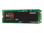 Samsung 860 EVO MZ-N6E250BW - Solid state drive - encrypted - 250 GB - internal - M.2 2280 - SATA 6Gb/s - buffer: 512 MB - 256-bit AES - TCG Opal Encryption 2.0