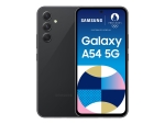 Samsung Galaxy A54 5G - 5G smartphone - dual-SIM - RAM 8 GB / Internal Memory 128 GB - microSD slot - OLED display - 6.4" - 2340 x 1080 pixels (120 Hz) - 3x rear cameras 50 MP, 12 MP, 5 MP - front camera 32 MP - awesome graphite