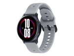 Samsung Galaxy Watch Active 2 - Under Armour Edition - 40 mm - aqua black aluminium - smart watch with band - fluoroelastomer - grey - display 1.2" - 4 GB - Wi-Fi, NFC, Bluetooth - 26 g