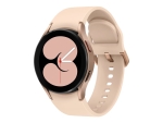 Samsung Galaxy Watch4 - 40 mm - pink gold - smart watch with sport band - pink - display 1.19" - 16 GB - 7.6 GB - NFC, Wi-Fi, Bluetooth - 25.9 g
