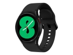 Samsung Galaxy Watch4 - 40 mm - black - smart watch with sport band - display 1.19" - 16 GB - 7.6 GB - NFC, Wi-Fi, Bluetooth - 25.9 g