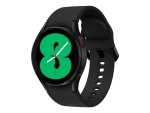 Samsung Galaxy Watch4 - 40 mm - black - smart watch with sport band - display 1.19" - 16 GB - NFC, Wi-Fi, Bluetooth - 4G - 25.9 g