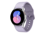 Samsung Galaxy Watch5 - 40 mm - silver - smart watch with sport band - purple - display 1.2" - 16 GB - NFC, Wi-Fi, Bluetooth - 28.7 g
