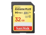 SanDisk Extreme PLUS - flash memory card - 32 GB - SDHC UHS-I