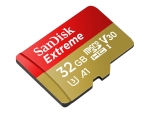 SanDisk Extreme - flash memory card - 32 GB - microSDHC UHS-I
