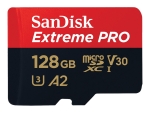 SanDisk Extreme Pro - flash memory card - 128 GB - microSDXC UHS-I