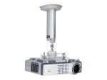 SMS Projector CL F1000 w/ SMS Unislide mounting kit - Tilt & Swivel - for projector - silver, aluminium