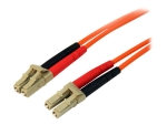 StarTech.com 2m Fiber Optic Cable - Multimode Duplex 50/125 - LSZH - LC/LC - OM2 - LC to LC Fiber Patch Cable (50FIBLCLC2) - network cable - 2 m