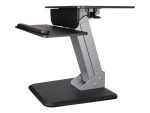 StarTech.com Height Adjustable Standing Desk Converter - Sit Stand Desk with One-finger Adjustment - Ergonomic Desk - mounting kit - for LCD display / keyboard / mouse / notebook