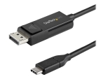 StarTech.com 3ft (1m) USB C to DisplayPort 1.2 Cable 4K 60Hz, Bidirectional DP to USB-C or USB-C to DP Reversible Video Adapter Cable, HBR2/HDR, USB Type C/Thunderbolt 3 Monitor Cable - 4K USB-C to DP Cable (CDP2DP1MBD) - DisplayPort cable - USB-C to Disp