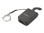 StarTech.com Compact USB C to DisplayPort 1.4 Adapter, 8K 60Hz/4K USB-C to DP Video Converter w/ Keychain Ring, USB Type-C DP Alt Mode (HBR3 HDR DSC) to DP Monitor Dongle, TB3 Compatible - USB-C Keychain Adapter (CDP2DPFC) - USB / DisplayPort adapter - US