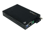 StarTech.com 10/100 Mbps Multi Mode Fiber Media Converter SC - Up to 1.2 miles/2km (ET90110SC2) - fibre media converter - 10Mb LAN, 100Mb LAN