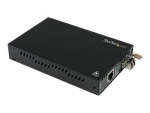StarTech.com Multimode (MM) LC Fiber Media Converter with SFP - OAM Management - 802.3ah Compliant - Gigabit Ethernet - 550m - 850nm (ET91000LCOAM) - fibre media converter - GigE
